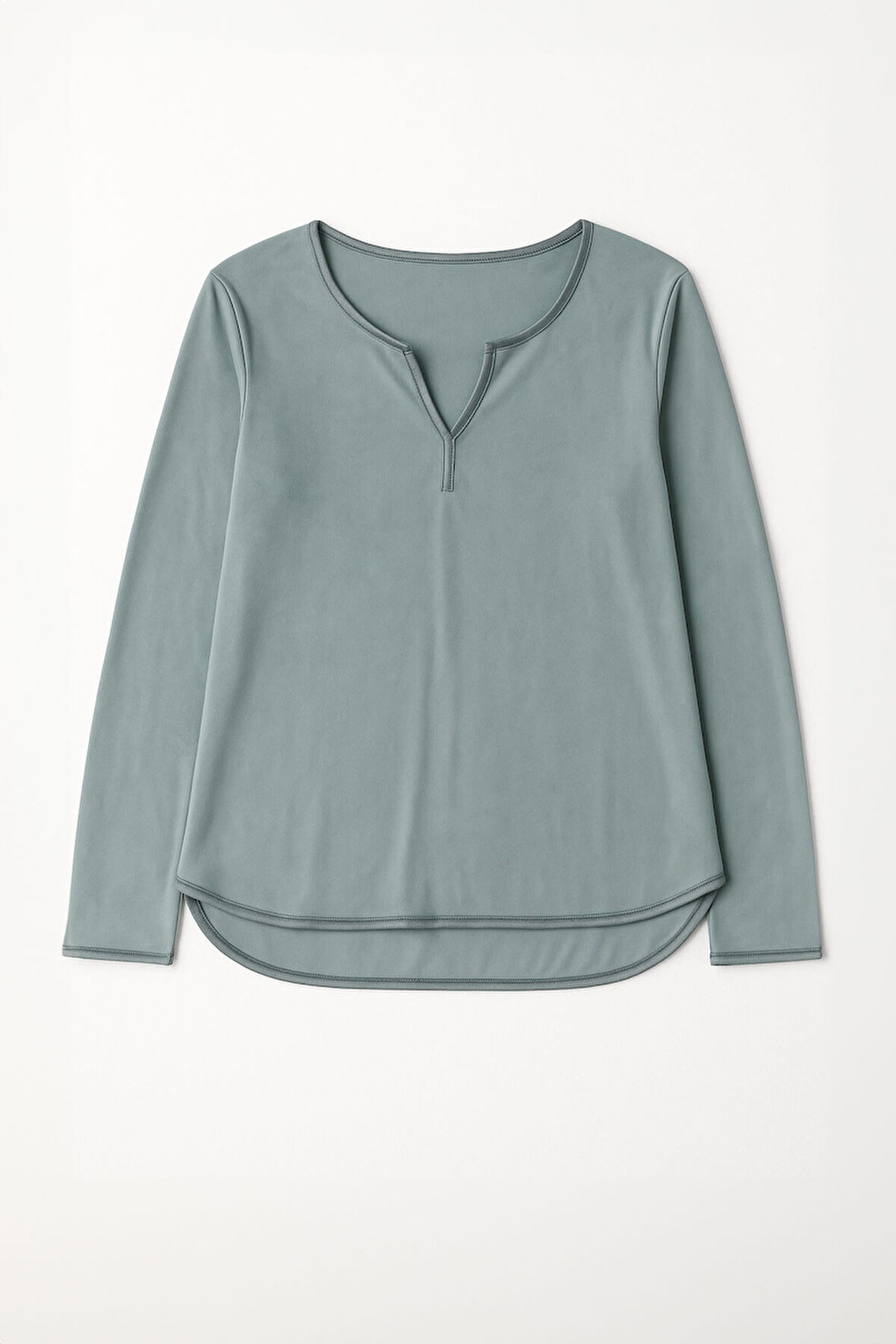 Kadın Yumuşak Kadife Dokulu Yeşil Pijama Takımı