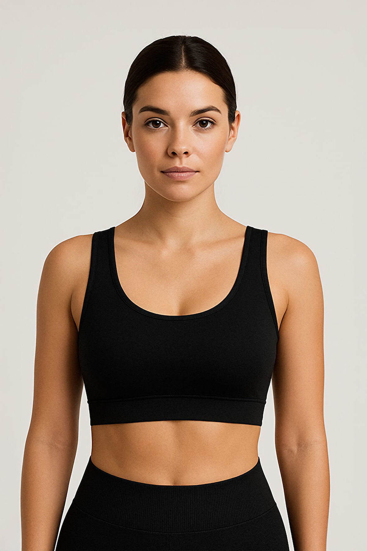 Kadın Geniş Askılı Pedli Basic Sporcu Atlet 3 Adet