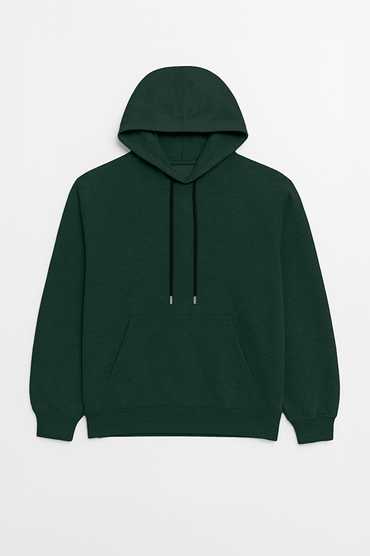 Kadın Kapüşonlu Cepli Nefti Sweatshirt