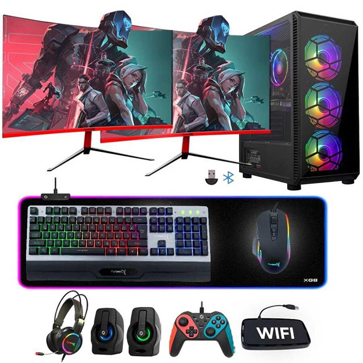 Turbox Tx1733 Intel i7 860 16 GB DDR3 RAM 256 GB SSD NVIDIA GeForce GT 730 FreeDos Masaüstü Bilgisayar 