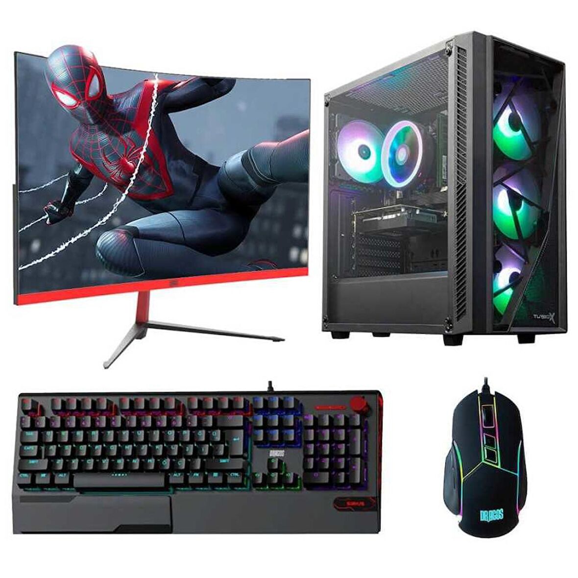 Dragos DRx2852 AMD 5500 16 GB DDR4 RAM 512 GB SSD NVIDIA GeForce GTX 1660 Super FreeDos Masaüstü Bilgisayar 