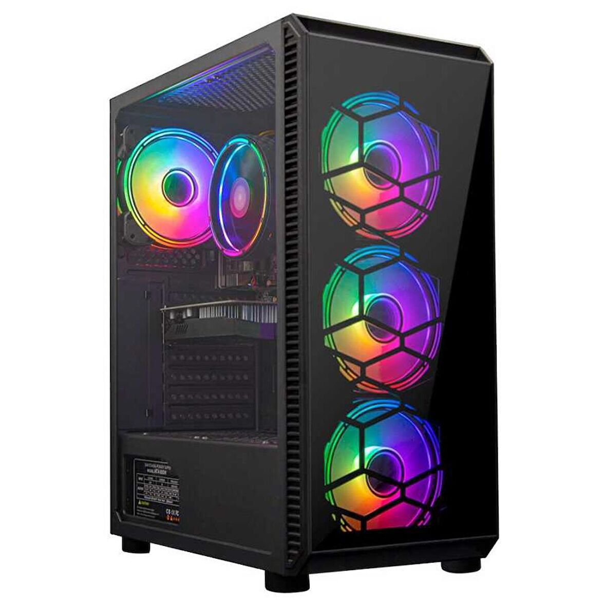 Turbox Tx3691 Intel i7 4770 16 GB DDR5 RAM 512 GB SSD NVIDIA GeForce GT 740 FreeDos Masaüstü Bilgisayar 