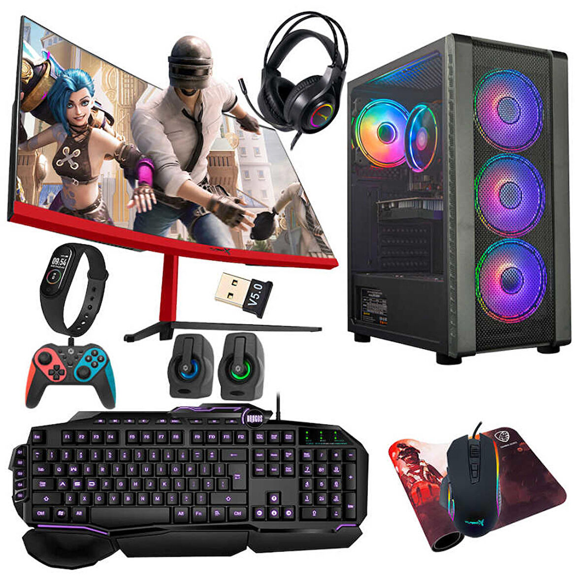Turbox Tx4164 Intel i5 6400 16 GB DDR4 RAM 1 TB SSD NVIDIA GeForce GTX 1050 Ti FreeDos Masaüstü Bilgisayar 