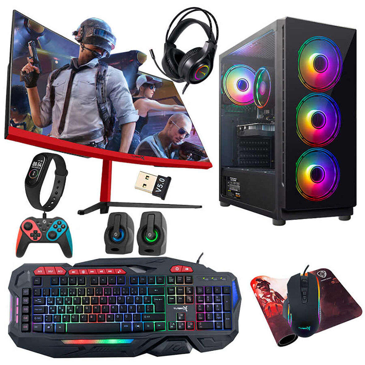Turbox Tx4161 Intel i5 6400 16 GB DDR4 RAM 1 TB SSD NVIDIA GeForce GTX 750 Ti FreeDos Masaüstü Bilgisayar 