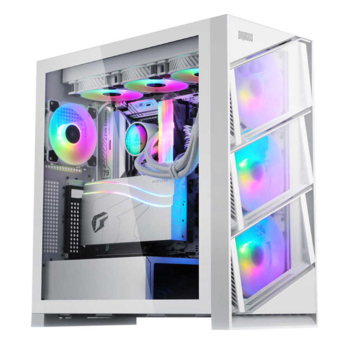 Dragos DRx5594 Ryzen 5 7600 32GB DDR5 Ram 1TB M.2 NVMe SSD 8GB RTX4060 Ekran Kartı Masaüstü Oyuncu Bilgisayarı