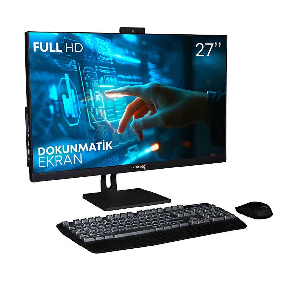 Turbox TAx1343 i5 4440 16GB Ram 512GB SSD 27 inç Full HD Dokunmatik BT Webcam WiFi All in One PC