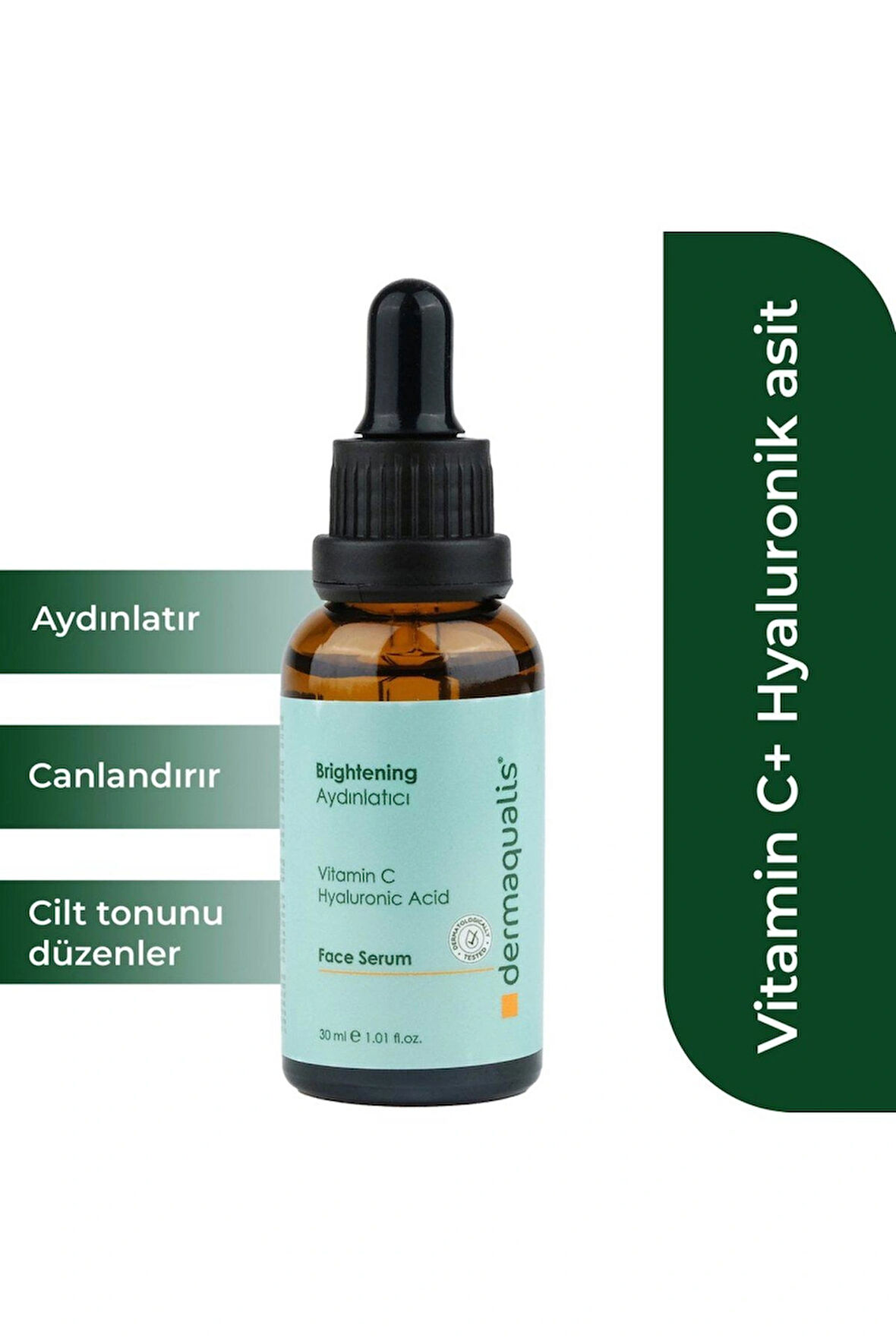 Dermaqualis Aydınlatıcı Canlandırıcı Yoğun C Vitamini Serum 30 ml