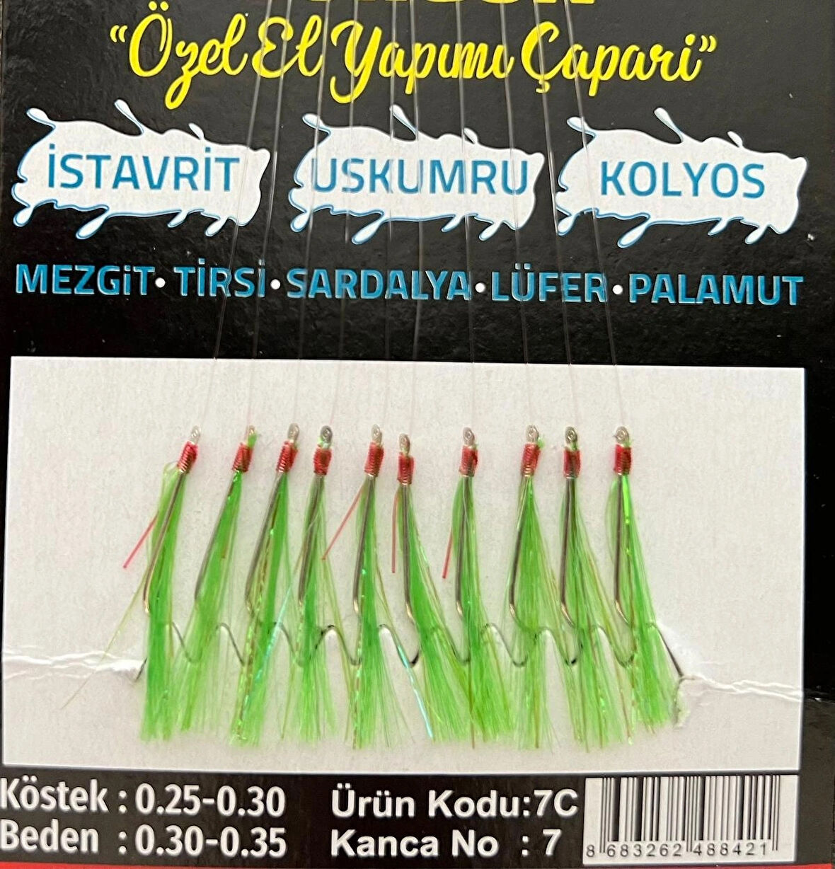 VURGUN CAPARI ACIK YESIL URUN KODU:7C