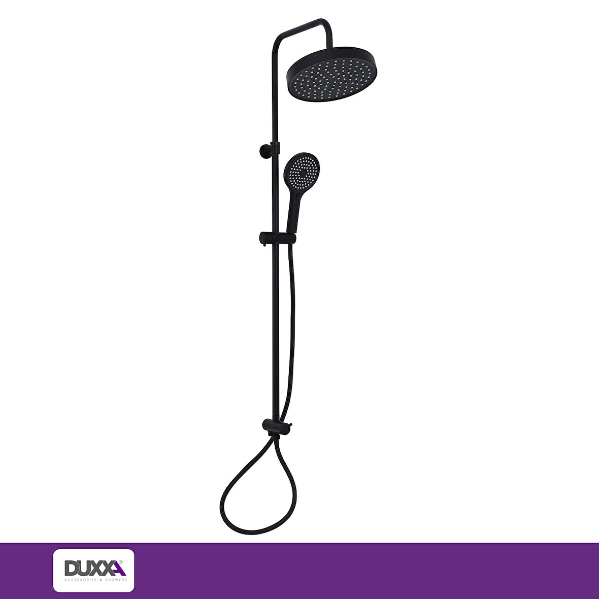 DUXXA Icon Rain Duş Seti Mat Siyah D.112.MS 3 Yıl Garanti