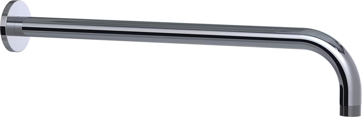 Ankastre Duş Borusu Duvardan 40cm SS304 Paslanmaz Çelik Krom Kaplama Çap 20mm Kalınlık 1.2mm 3 Yıl Garanti