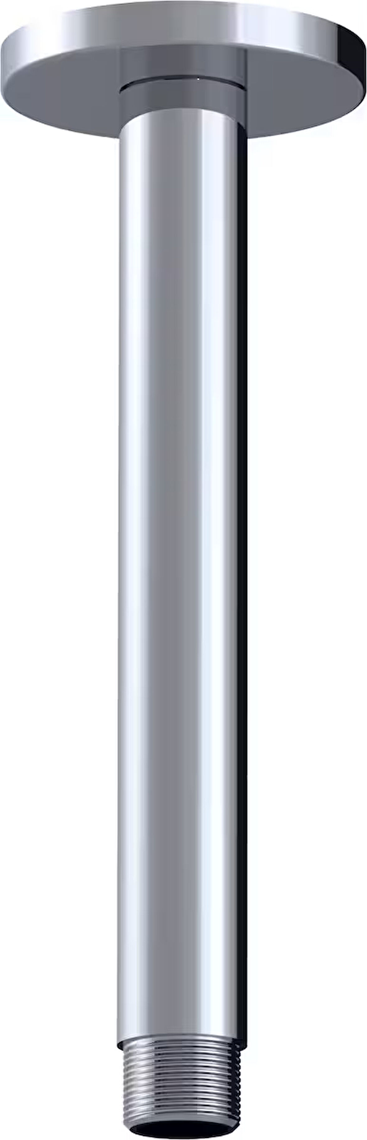 Ankastre Duş Borusu Tavandan Pirinç 15cm Çap 20mm Kalınlık 1.2mm 3 Yıl Garanti