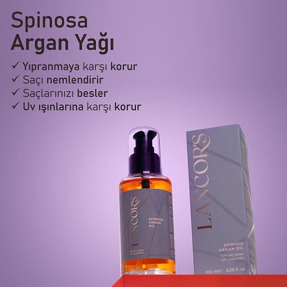 Yıpranmış Ve Işlem Görmüş Saçlar Için Besleyici Onarıcı Argan Özlü Saç Bakım Yağı 100 Ml