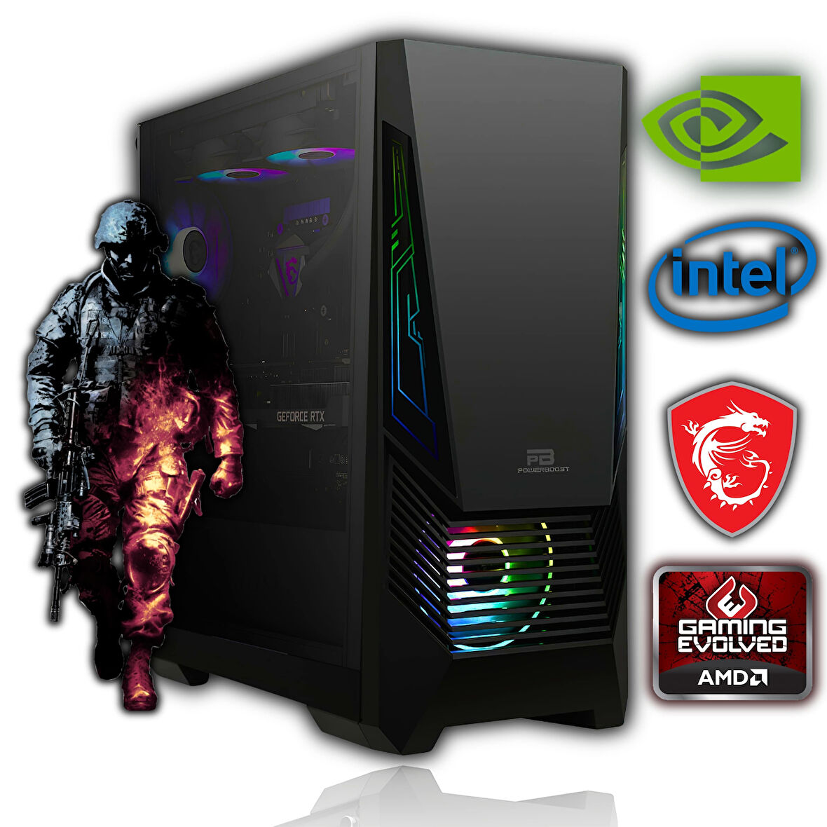 Avantron Gmx7240 İ7 12.Nesil 12700K 64Gb Ddr4 512Gb M2 Nvme 4Gb Gtx1650 Oyun Bilgisayarı