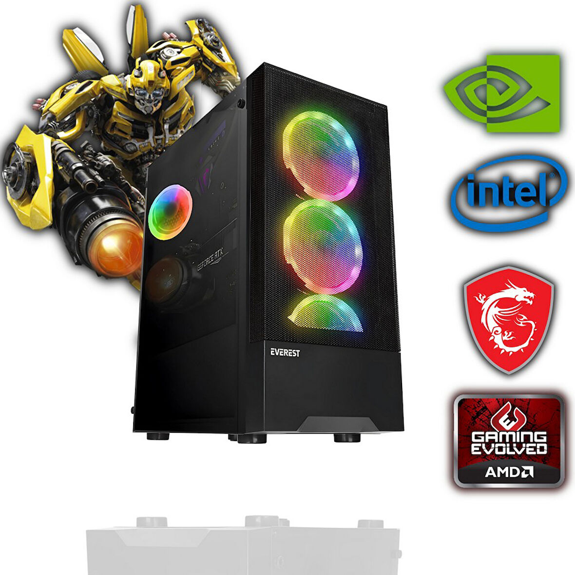 Avantron Gmx7256 İ7 12.Nesil 12700K 32Gb Ddr4 1Tb M2 Nvme 6Gb Gtx1660Tı Oyun Bilgisayarı