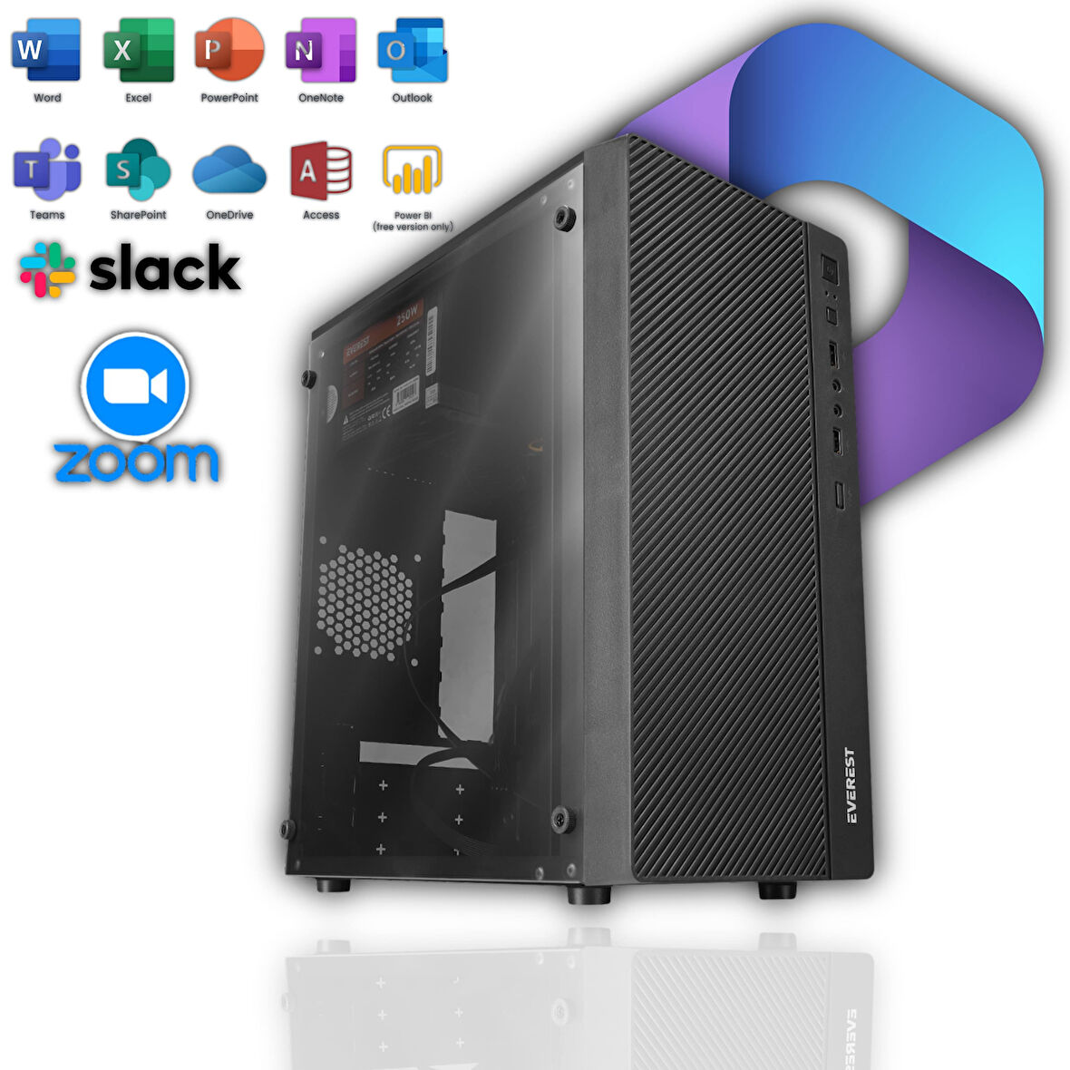 Avantron Evo1039 İ7 3.Nesil 8Gb Ram 128Gb Ssd Masaüstü Bilgisayar