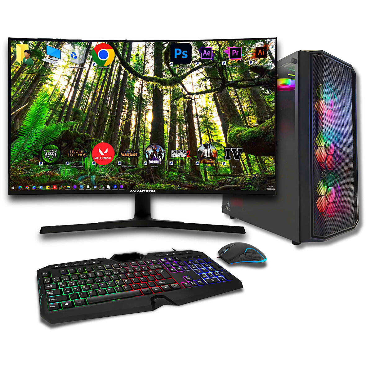 Avantron Gmx7271 İ7 12.Nesil 12700K 16Gb Ddr4 512 M2 8Gb Rtx3050 "31.5 165Hz OyunBilgisayarı