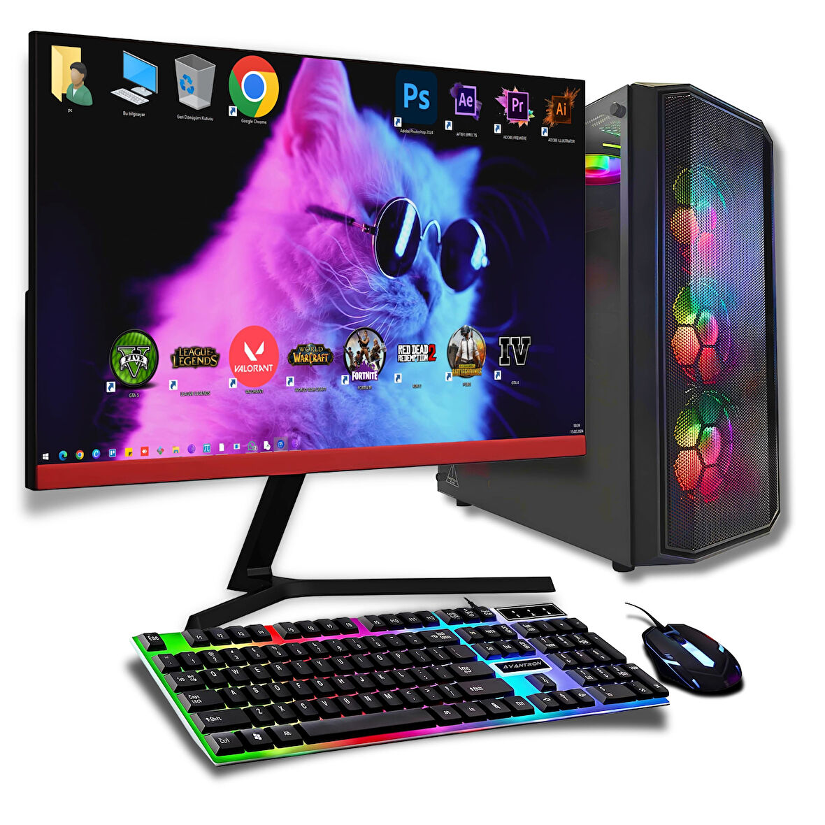 Avantron Gmx8301 İ7 12.Nesil 12700K 32Gb Ddr4 1Tb M2 Nvme 12Gb Rtx3060 "27 Oyun Bilgisayarı