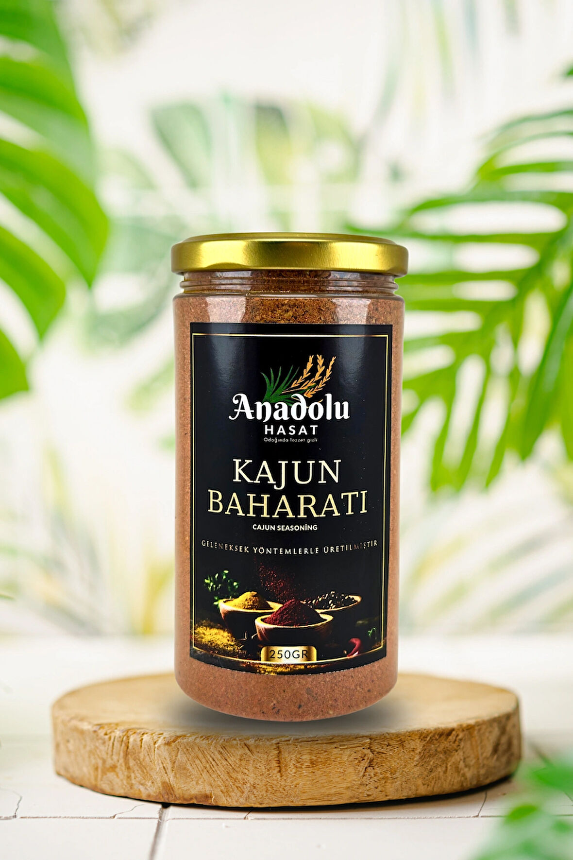 Kajun Baharatı 250 Gr Kavanoz, Patates Baharatı, Cajun Seasoning