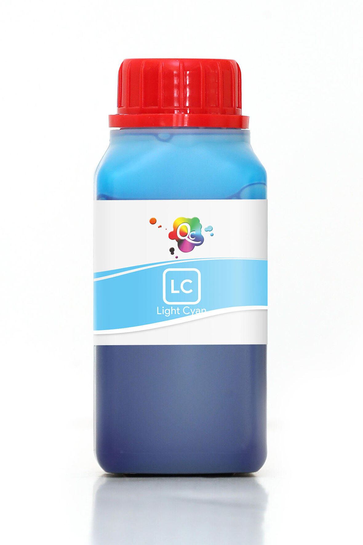 QC Epson Pro 4800 Uyumlu Yazıcı Mürekkebi 250ml LC Light Cyan Açık Mavi Pigment