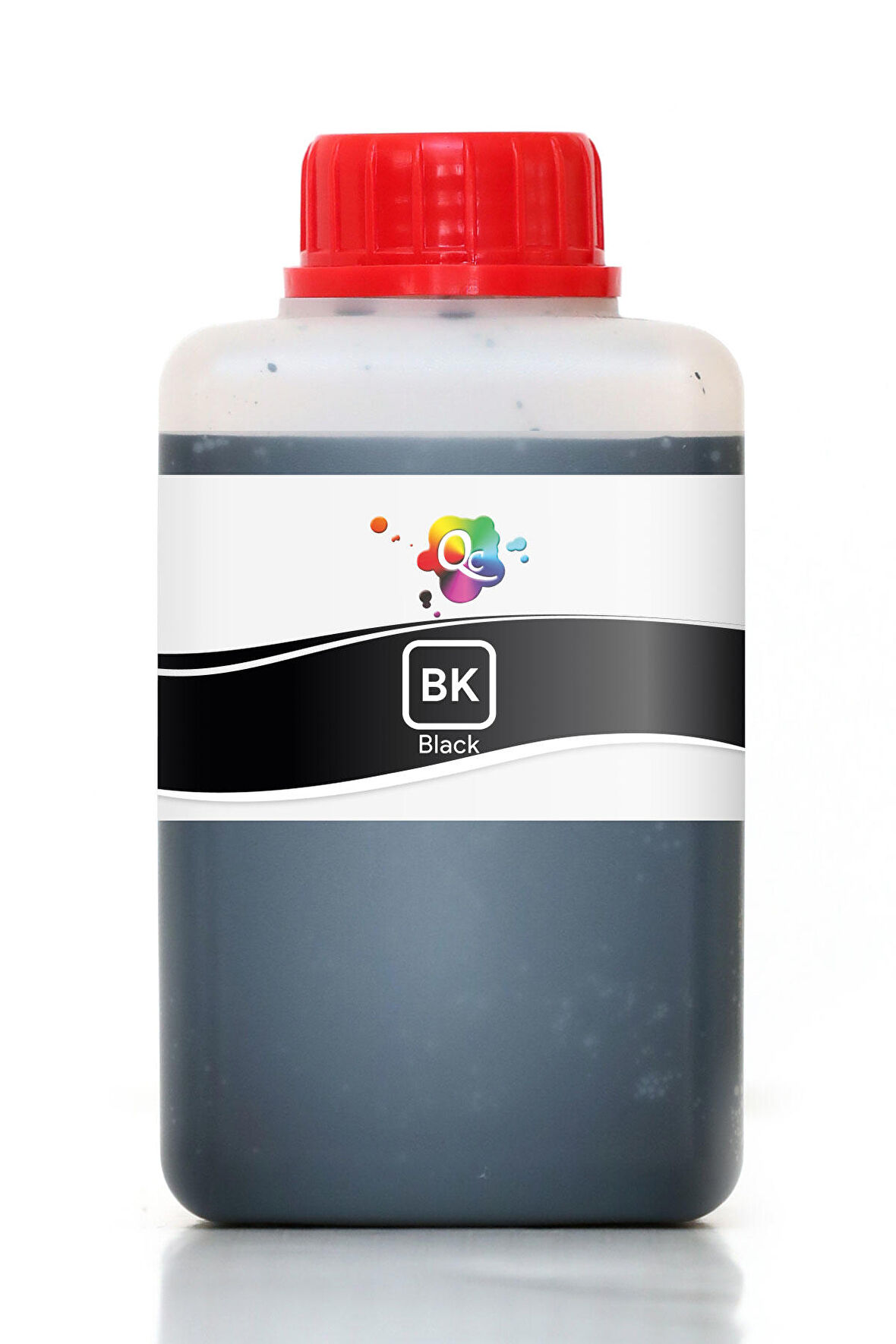 QC Epson Stylus T23 Uyumlu Yazıcı Mürekkebi 500ml BK Black Siyah Pigment