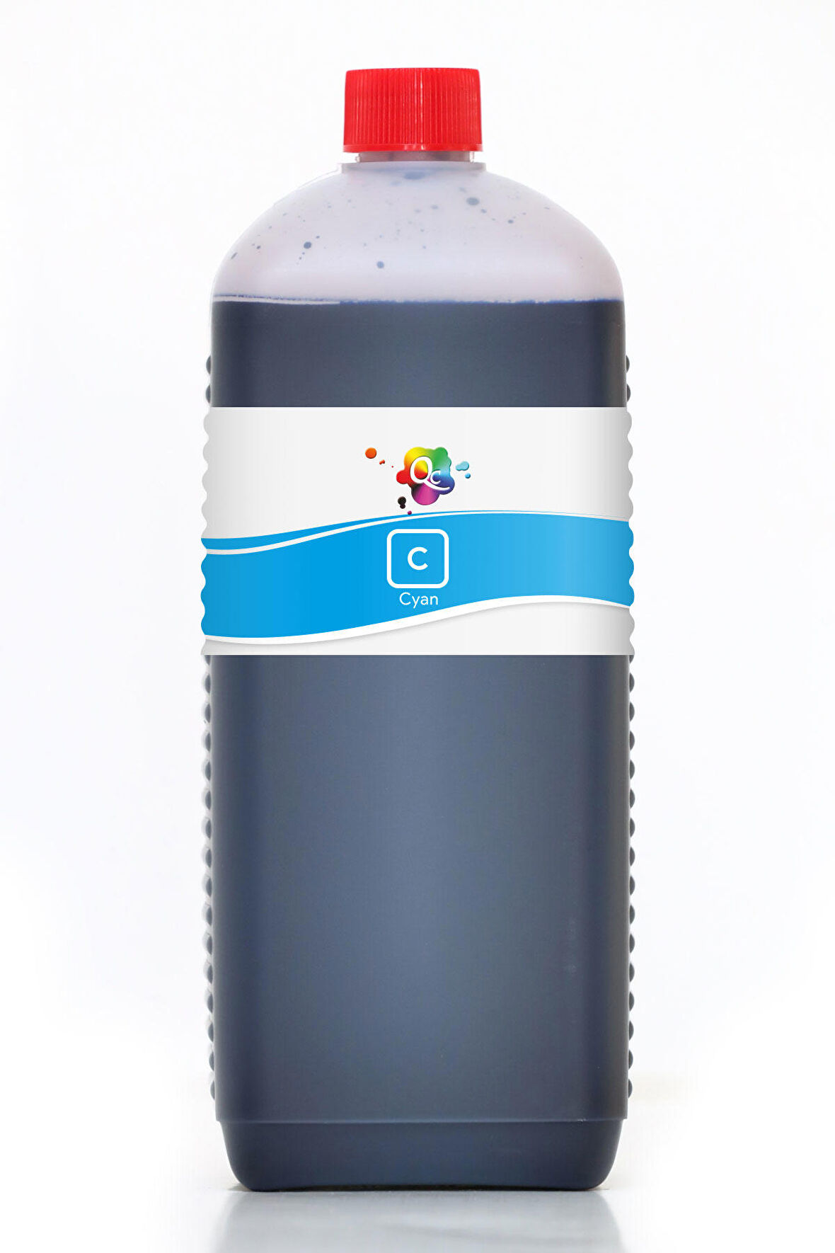 QC Epson SureColor SC F7070 Uyumlu Yazıcı Mürekkebi 1000ml C DS Cyan Mavi