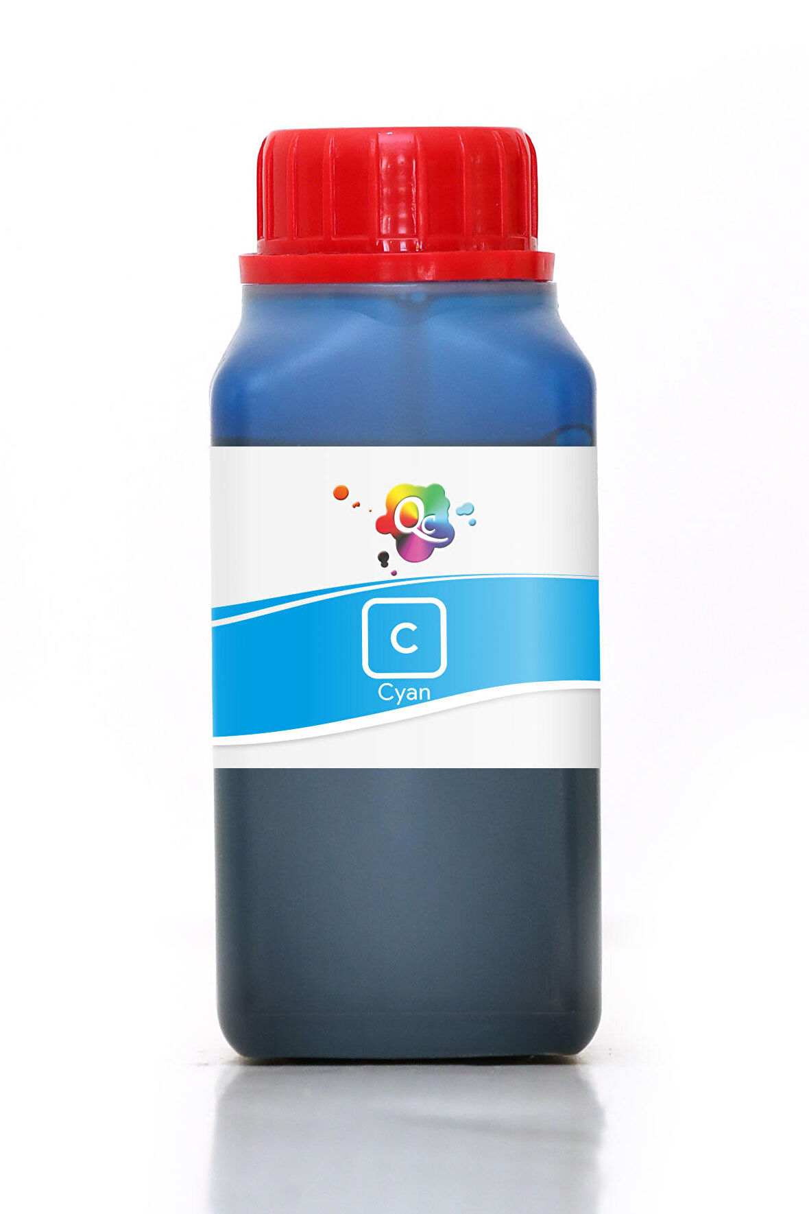 QC HP Officejet J5790 Uyumlu Yazıcı Mürekkebi 250ml C Cyan Mavi Dye