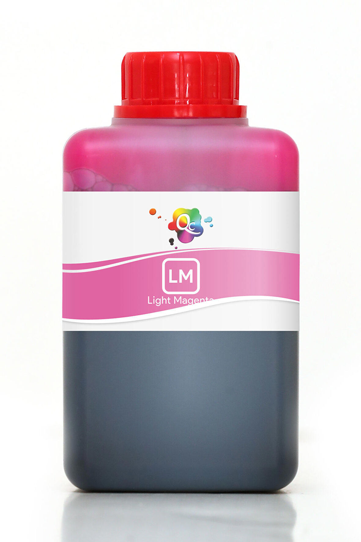 QC HP Photosmart C5188 Uyumlu Yazıcı Mürekkebi 500ml LM Light Magenta Açık Macenta Dye