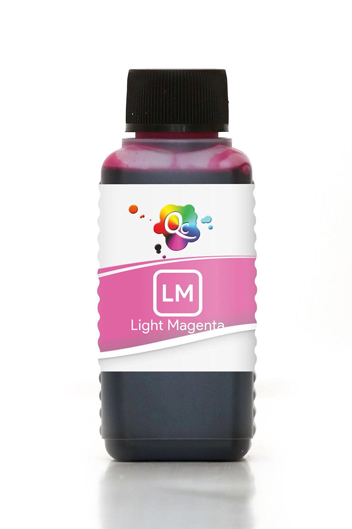 QC HP Photosmart C8183 Uyumlu Yazıcı Mürekkebi 100ml LM Light Magenta Açık Macenta Dye