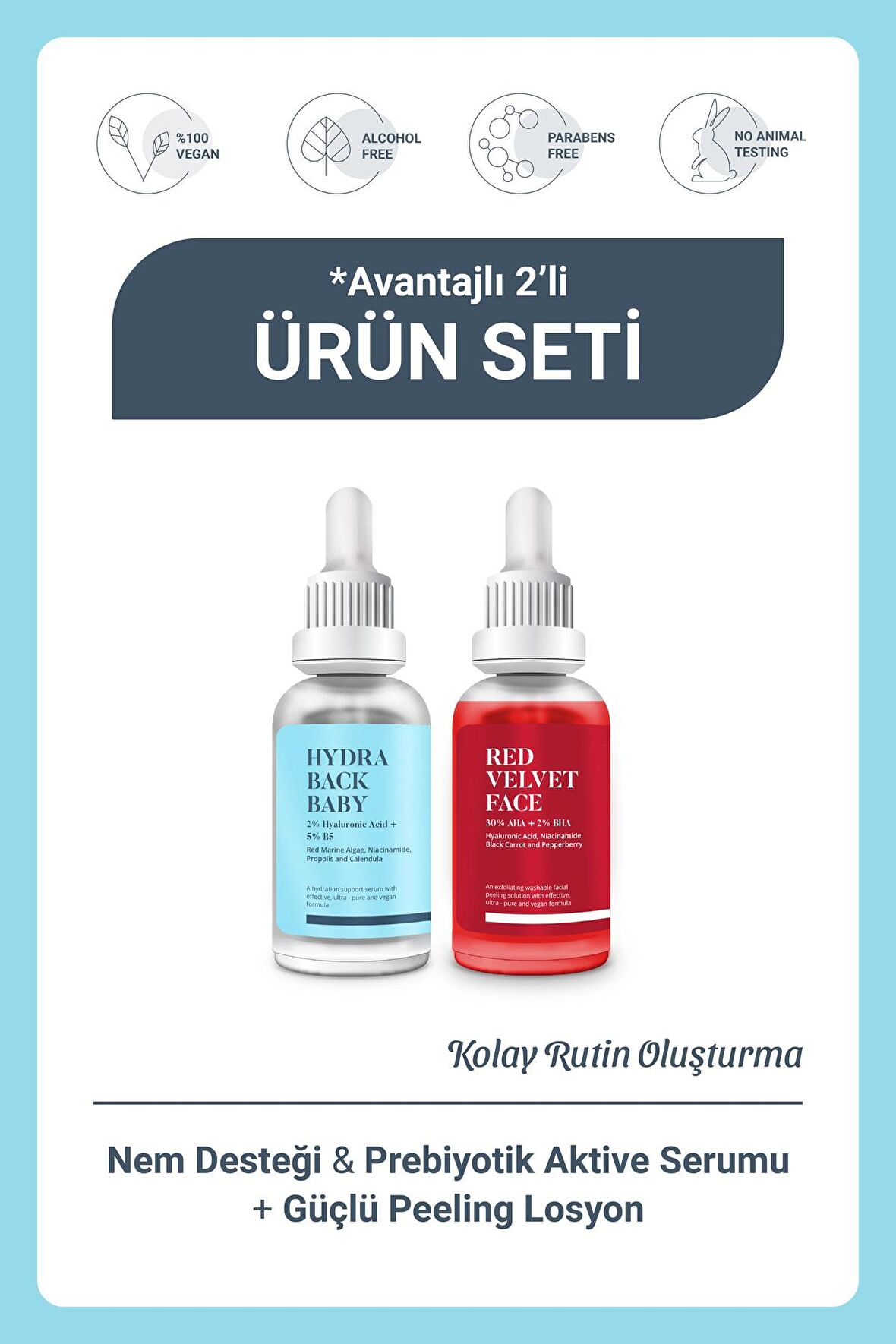 Kuru Nemsiz ve Donuk Ciltlere Özel Siyah Nokta ve Sivilce Lekesi Önlemeye Yardımcı Bakım Seti SET-102 