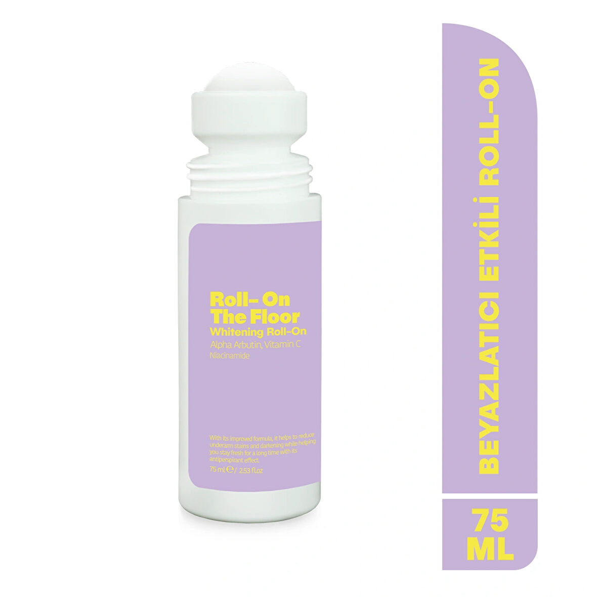 Roll On The Floor - Terleme Önleyici Beyazlatma Etkili Iz Bırakmayan Antiperspirant Roll-on 75ml