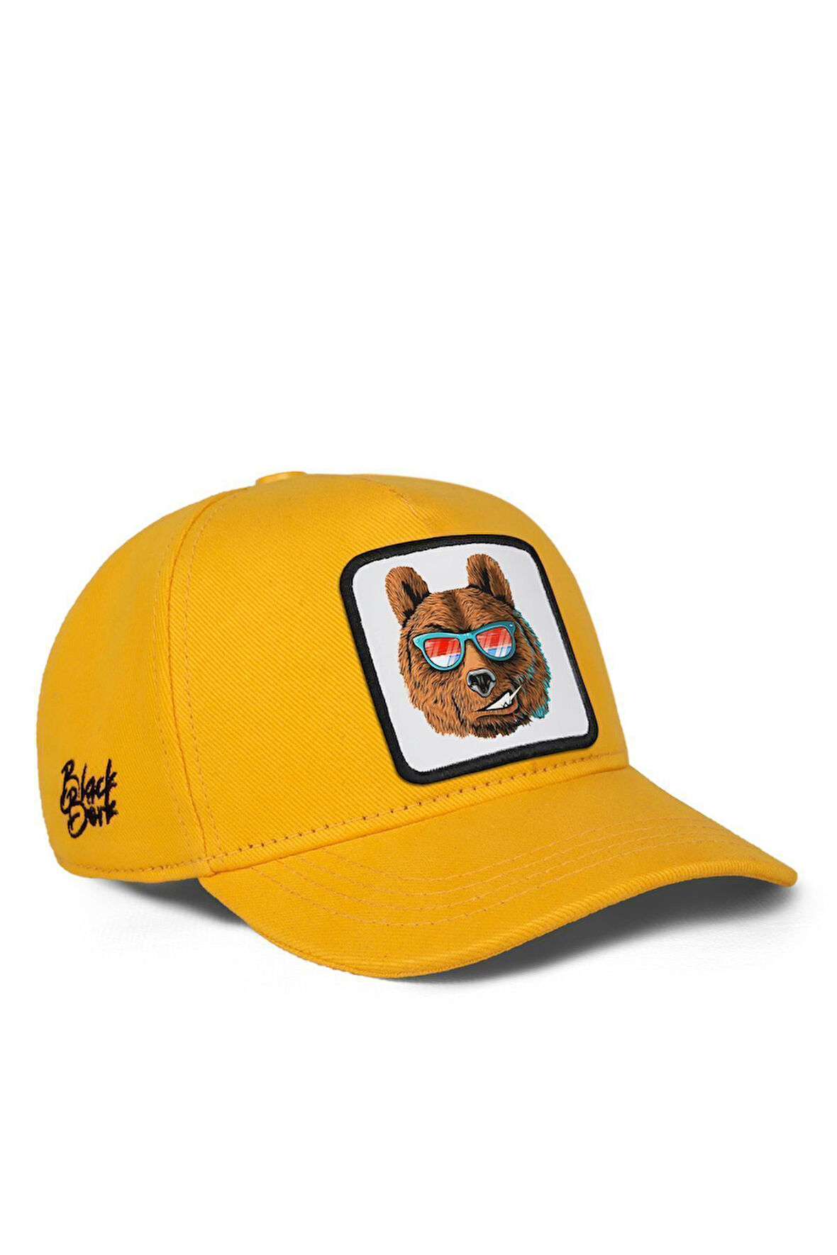  Baseball Kids Ayı Logolu Sarı Çocuk Şapka