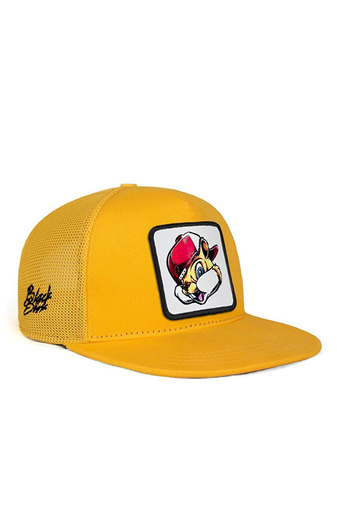  Hip Hop Kids Sincap Logolu Sarı Çocuk Trucker Şapka