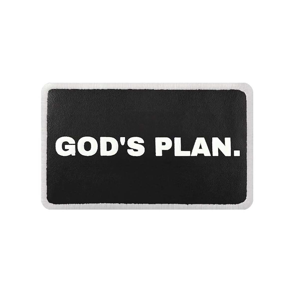 V2  God's Plan - 1sb Kod Logolu Unisex Siyah Bench (Patch)