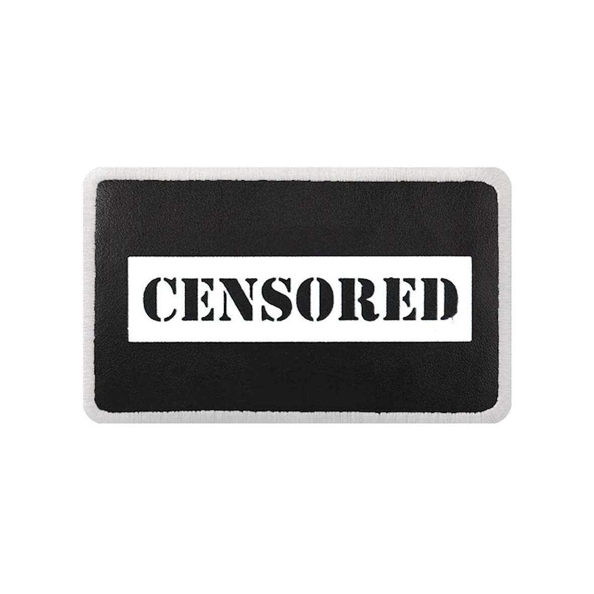 V2  Censored - 2sb Kod Logolu Unisex Siyah Bench (Patch)