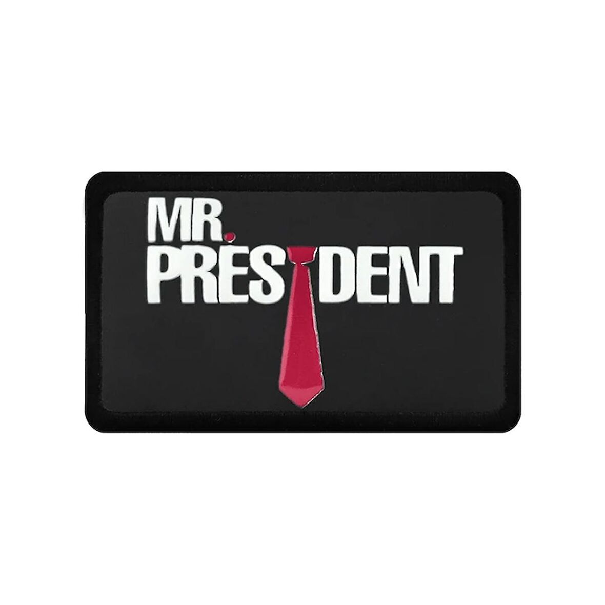 V2  Mr. President - 1 Kod Logolu Unisex Siyah Bench (Patch)