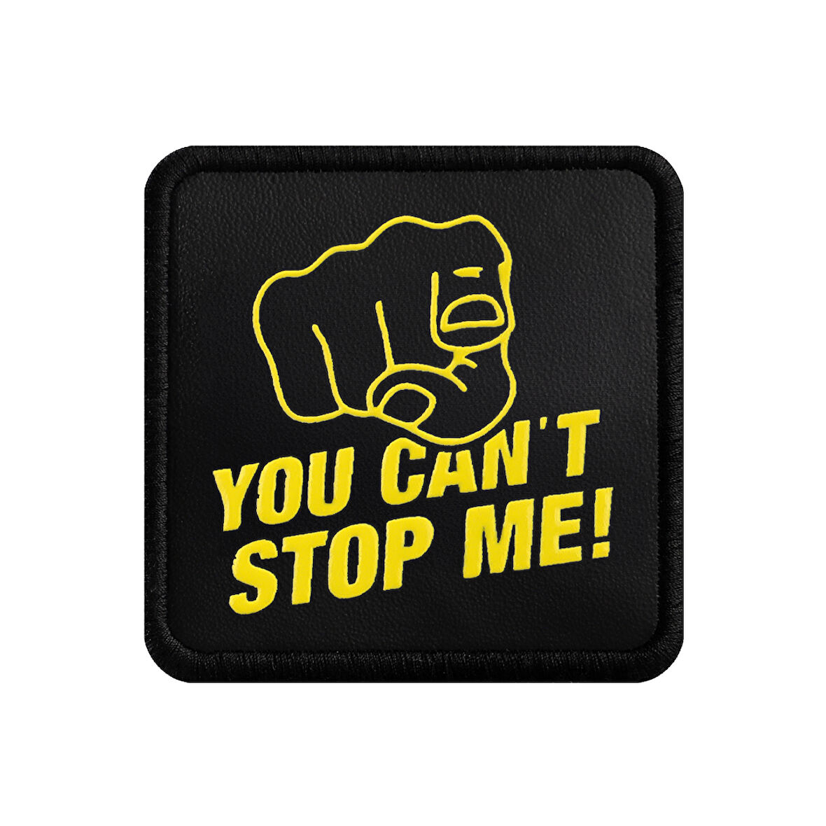 V1 You Can't Stop Me - 3 Kod Logolu Unisex Siyah Bench (PATCH)