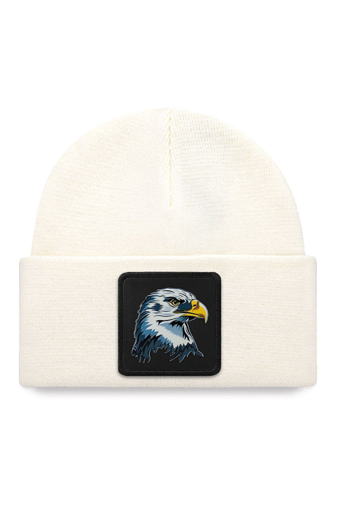  Kartal Logolu Beyaz Bere