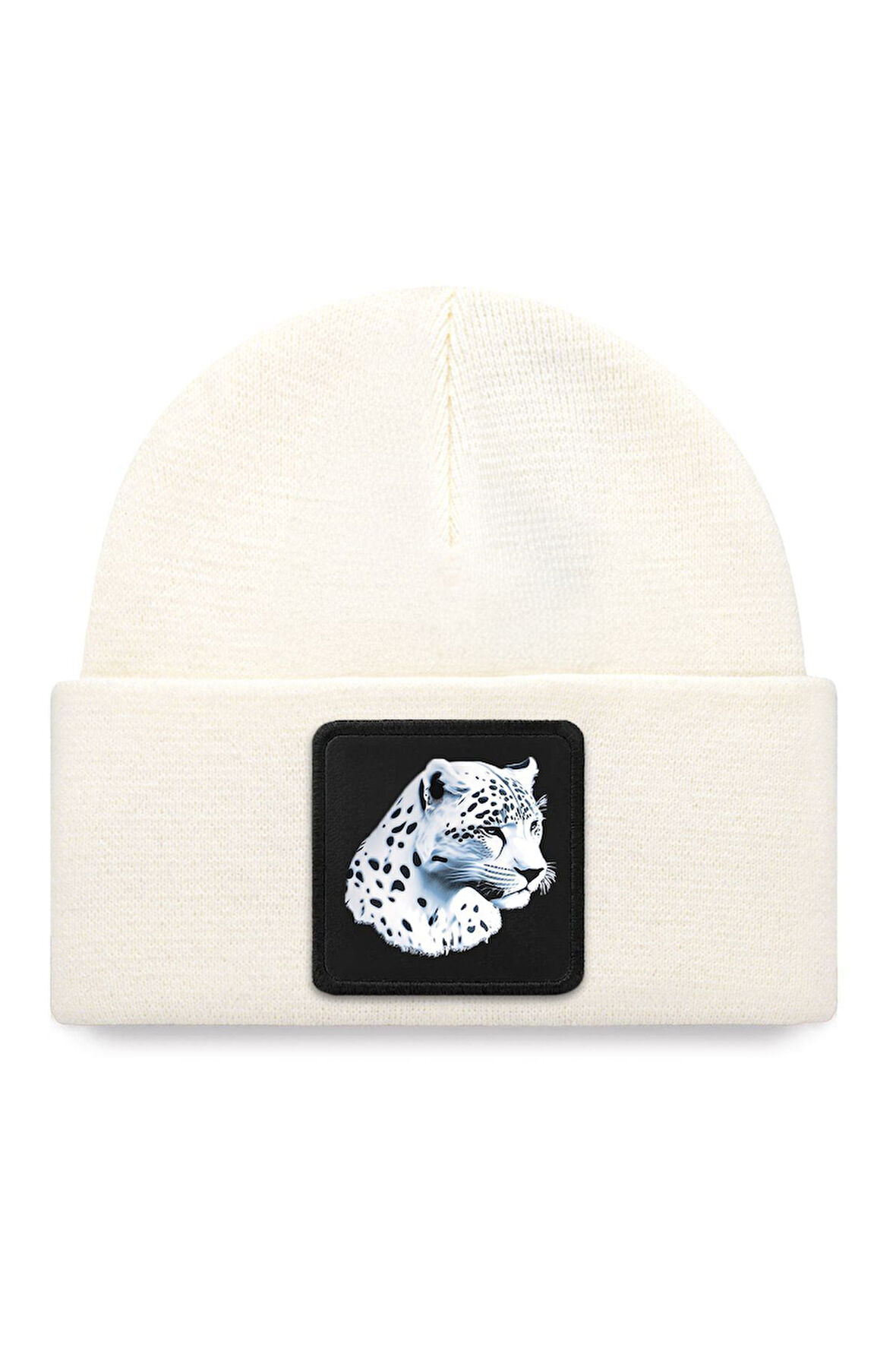  Panter Logolu Beyaz Bere
