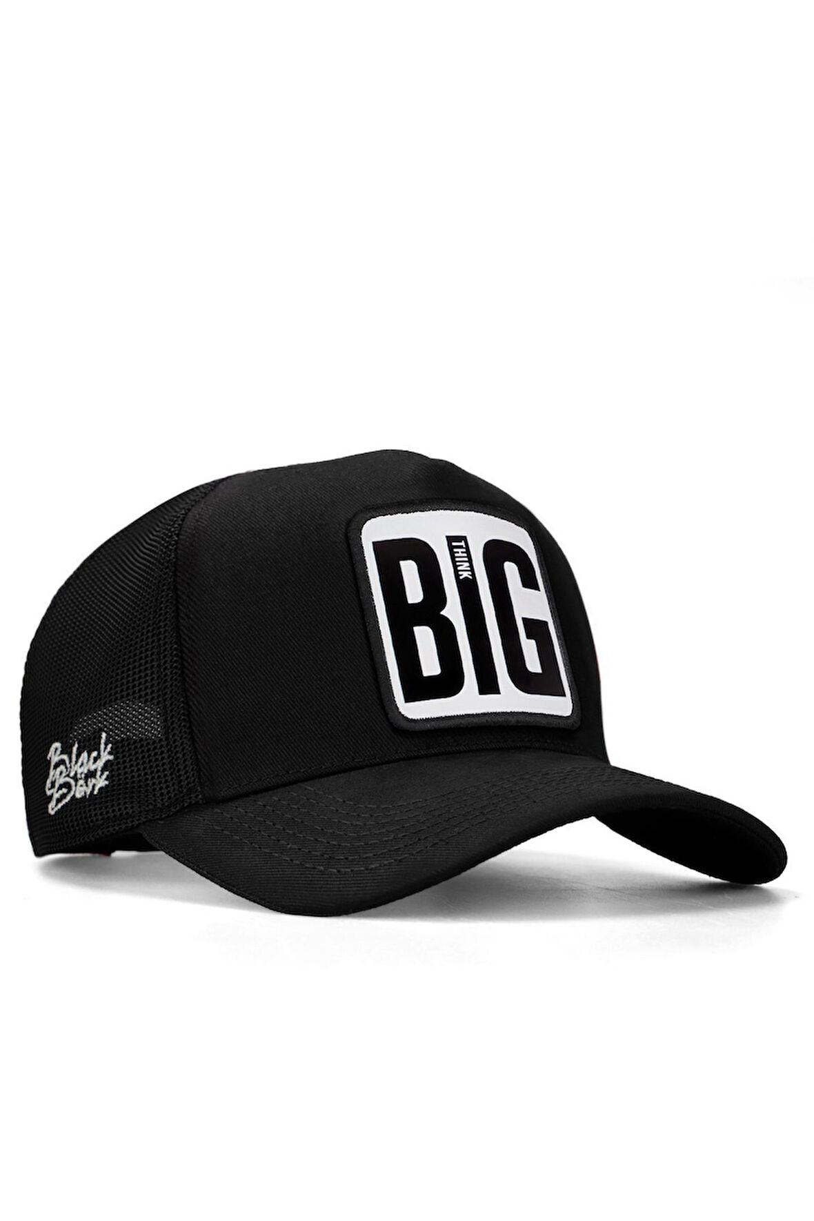  Big Think Logolu Siyah Trucker Şapka