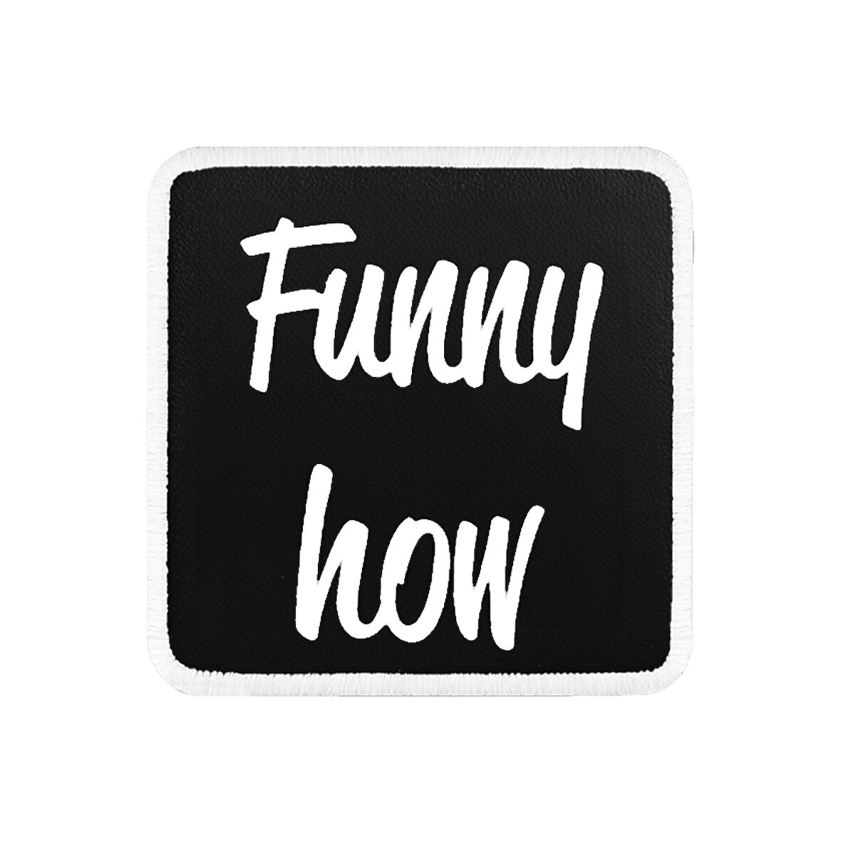 V1 Funny How - 1sb Kod Logolu Unisex Siyah-Beyaz Bench (Patch)