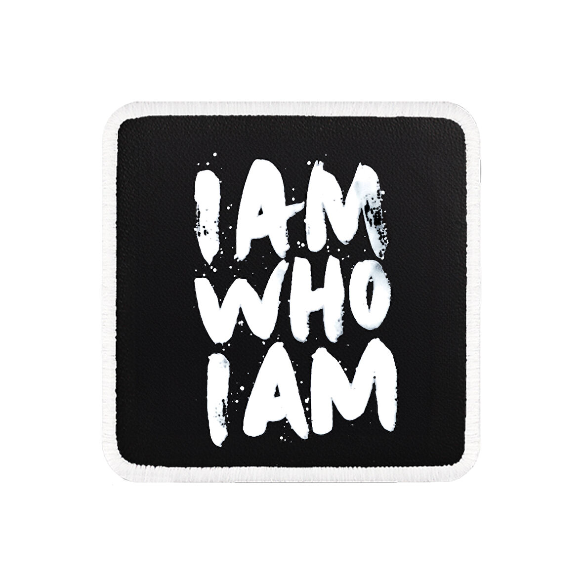 V1 I am Who I am - 1 Kod Logolu Unisex Siyah-Beyaz Bench (Patch)