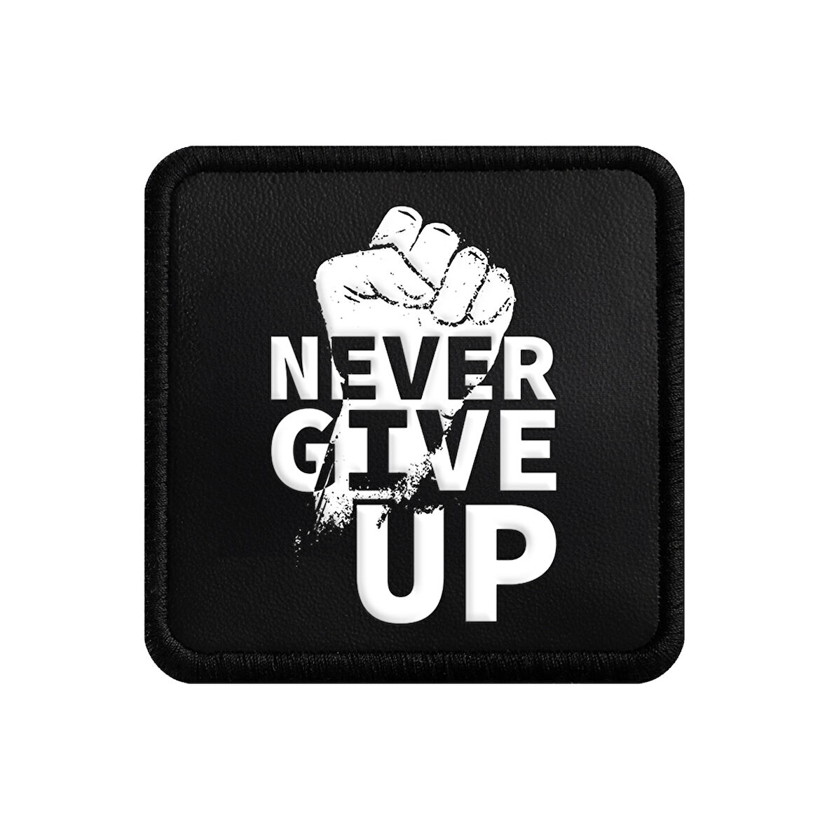 V1  Never Give Up - 3ss Kod Logolu Unisex Siyah-Siyah Bench (Patch)