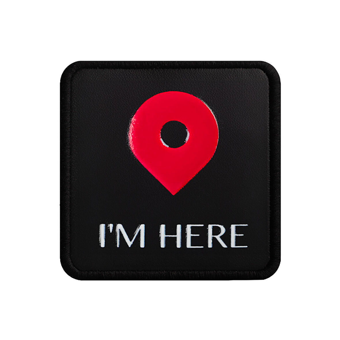 V1  I'm Here - 1ss Kod Logolu Unisex Siyah-Siyah Bench (Patch)