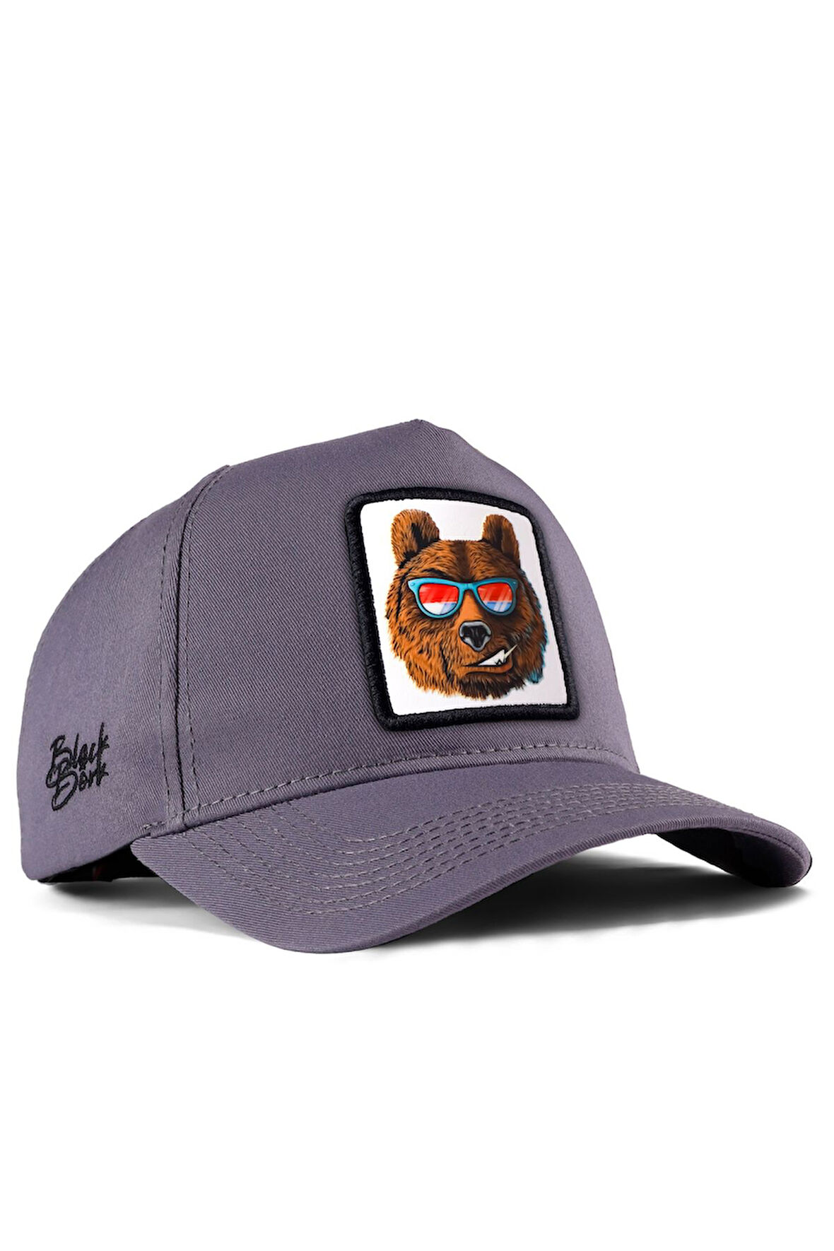  Ayı Logolu Gri Beyzbol Şapka