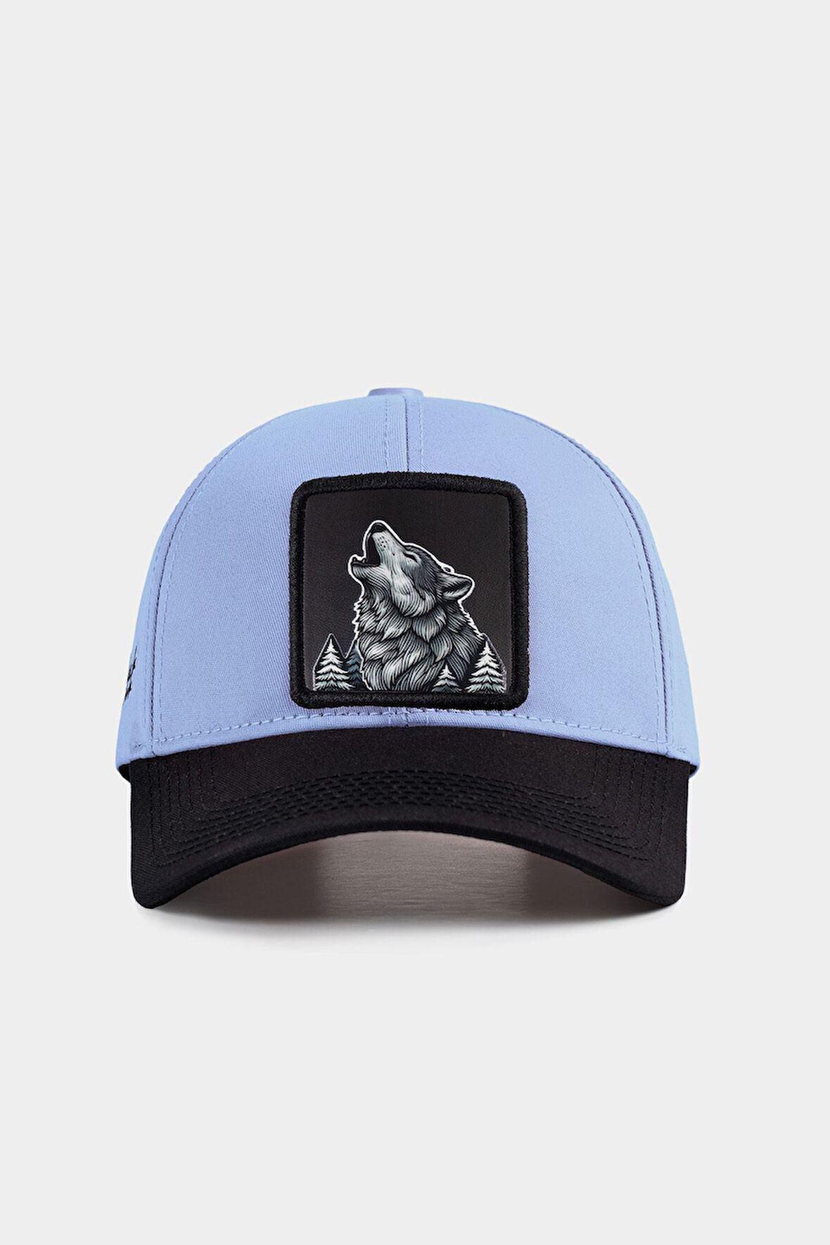  Six Kurt Logolu Siyah-Buz Mavi Beyzbol Şapka