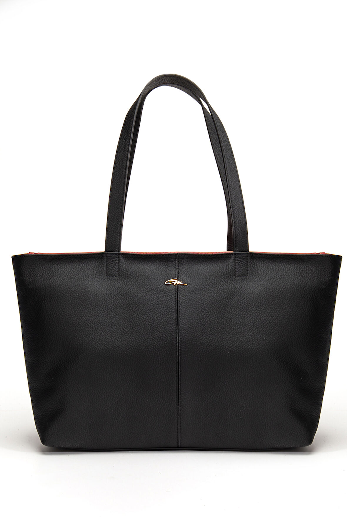 Vera Omuz Çantası Hakiki Deri Siyah