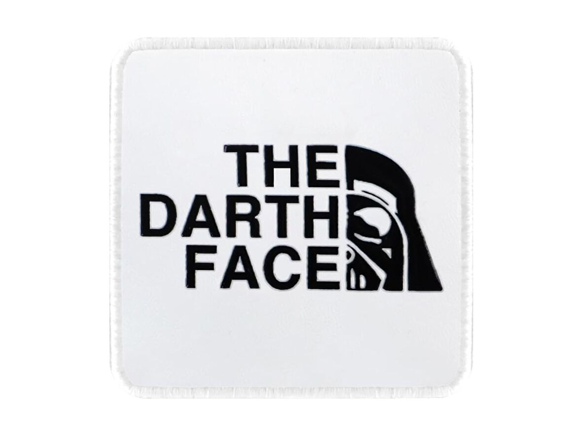 BlackBörk V1  The Darth Face - 2 Kod Logolu Unisex Beyaz Bench (Patch)