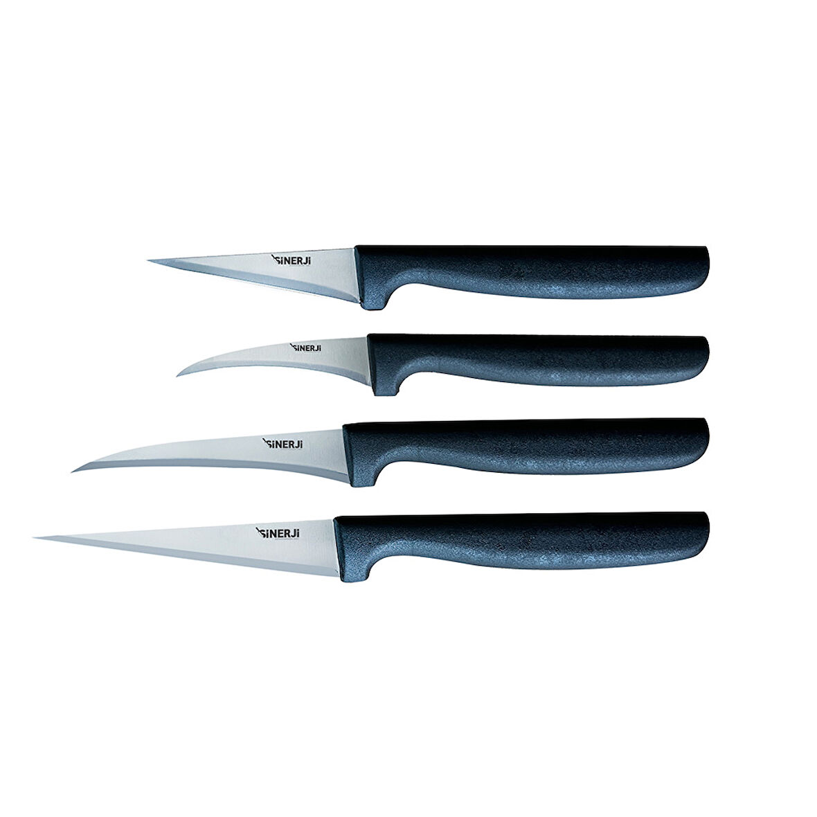 Plastik Saplı Dekor Bıçak Seti