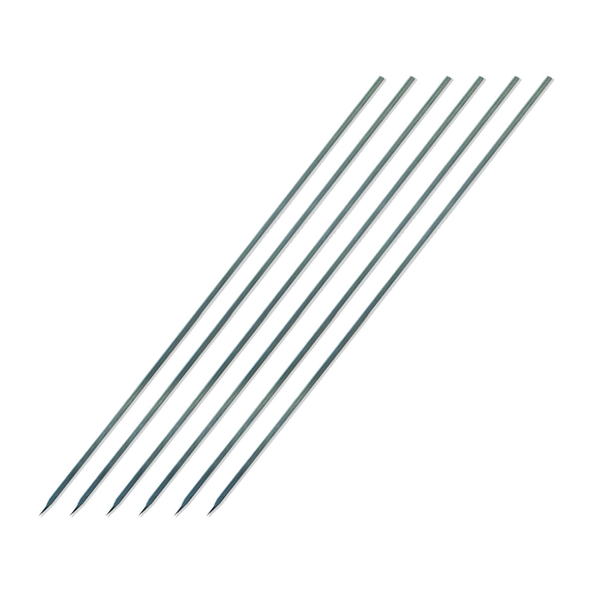 Paslanmaz Çelik 3*3 Kare Şiş 60 Cm