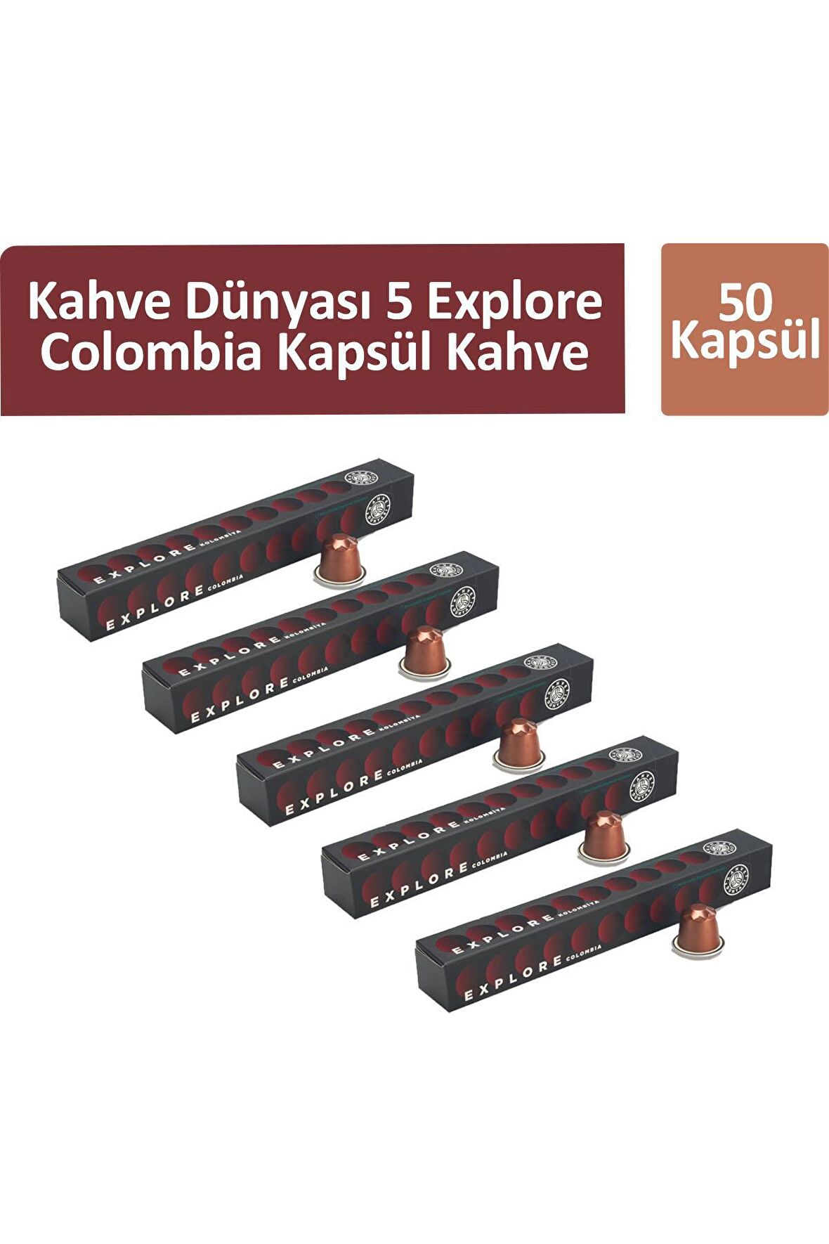 Kahve Dünyası 5 Explore Colombia Kapsül Kahve 50 Kapsül 